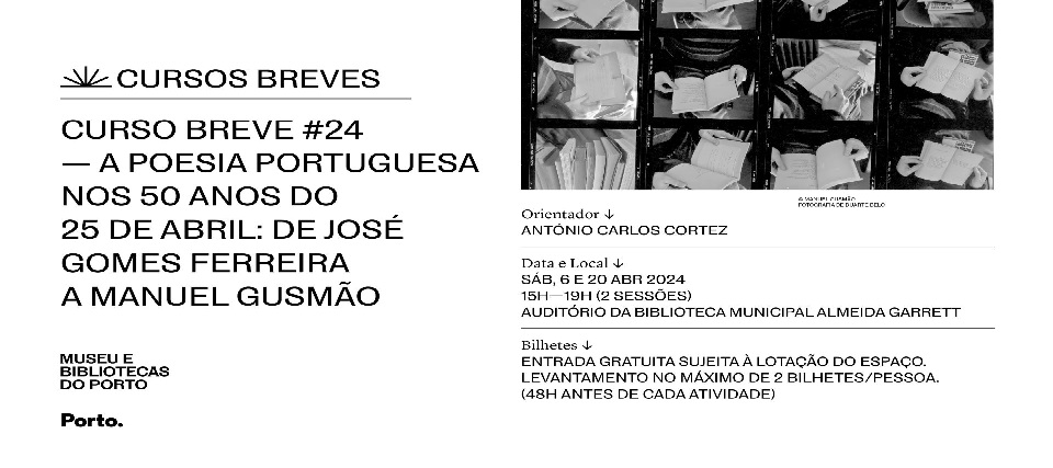 Curso Breve | Poesia Portuguesa 25abril